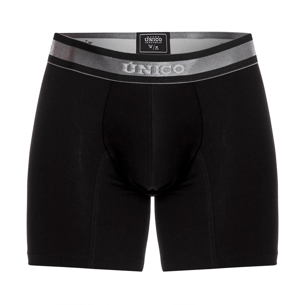 Boxer Unico Calzoncillos Unico BOXER COPA MEDIO NEBULOSO A22 NEGRO