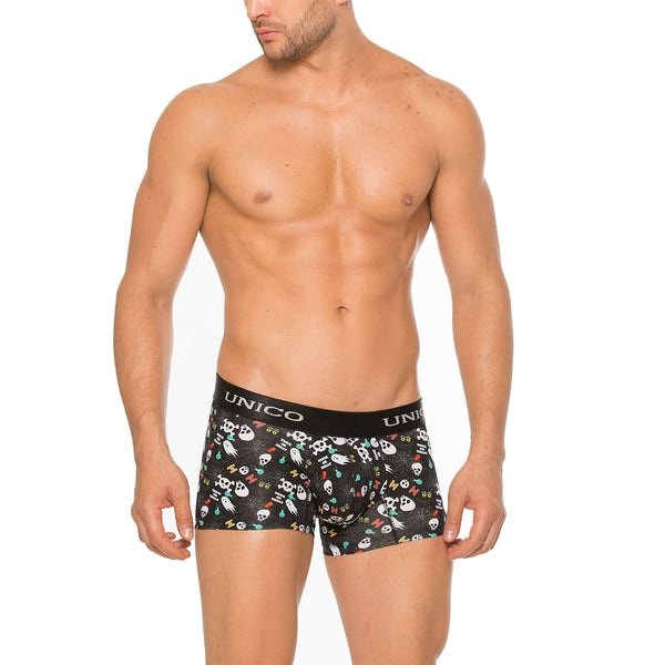 BOXER COPA CORTO HALLOWENN PARTY MULTICOLOR