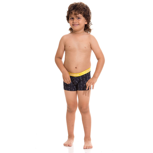 BOXER COPA JUNIOR YOGA SKELLETON NEGRO