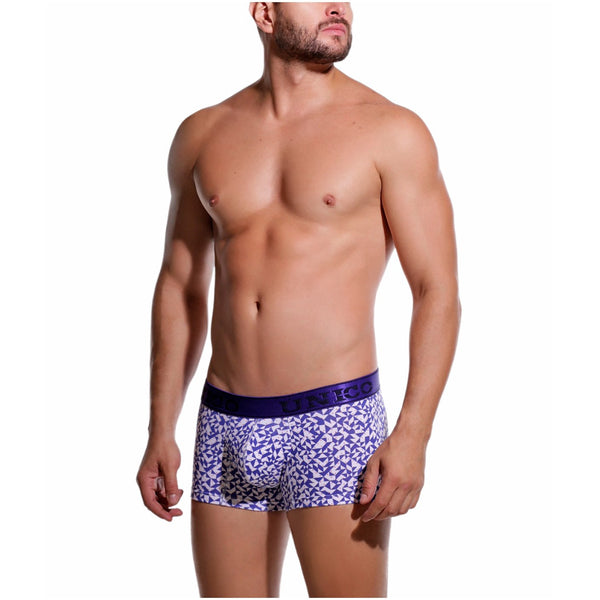 BOXER COPA CORTO DESIGUAL AZUL