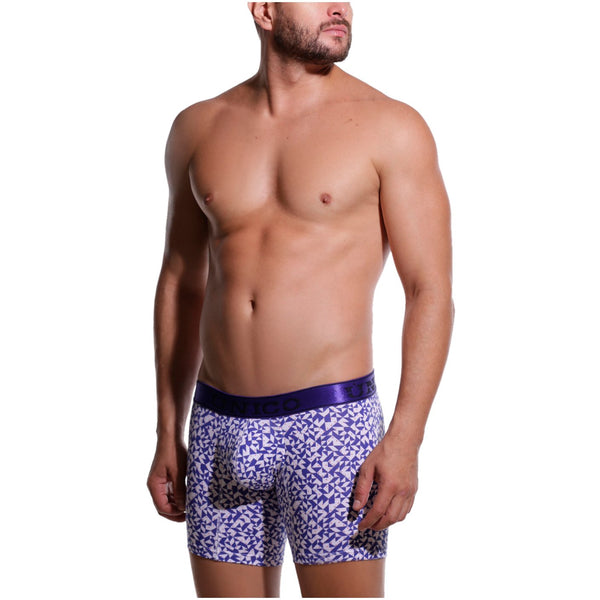 BOXER COPA MEDIO DESIGUAL AZUL