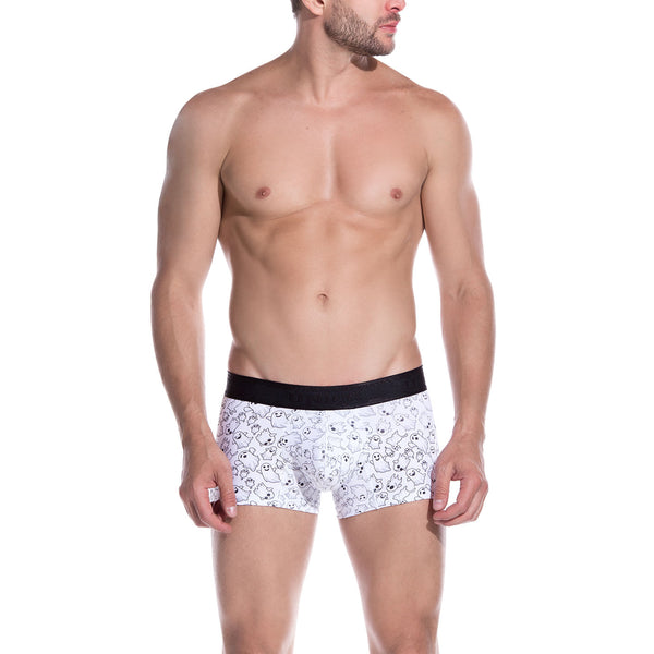 BOXER COPA CORTO GHOST BLANCO