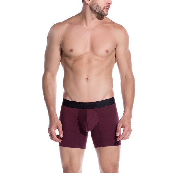 BOXER COPA MEDIO HEART VINOTINTO