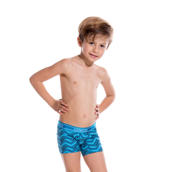 BOXER COPA JUNIOR WAVES AZUL