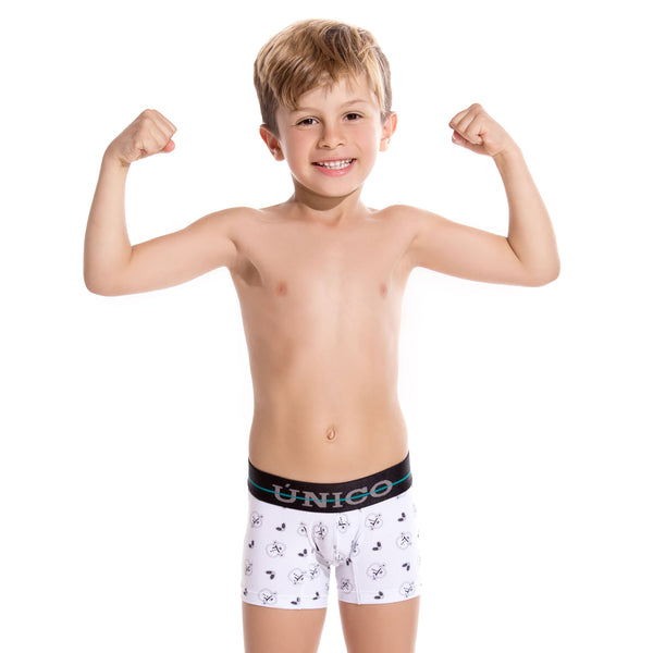 BOXER COPA JUNIOR SNOWMAN BLANCO