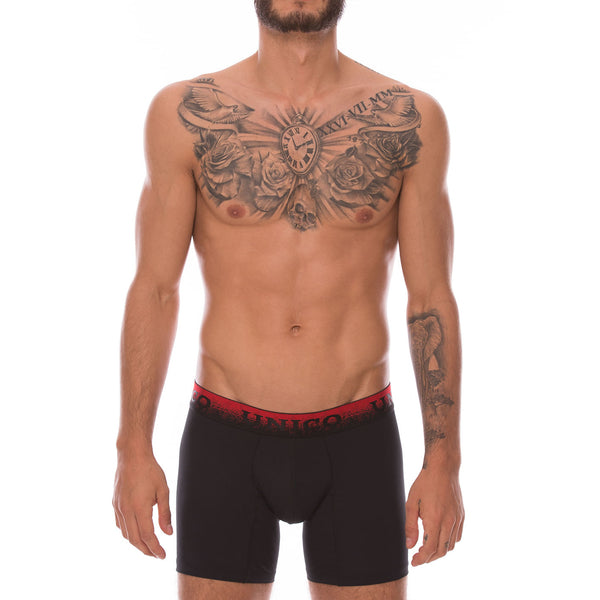 BOXER COPA MEDIO CRUDO NEGRO