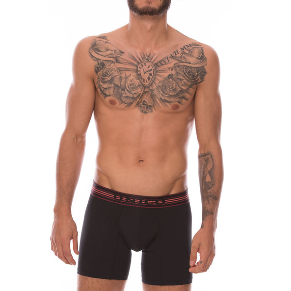 BOXER COPA MEDIO LUMÍNICO NEGRO