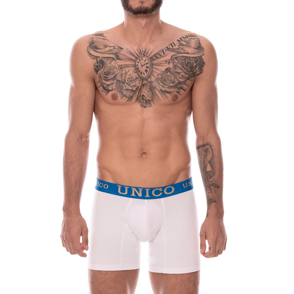 BOXER COPA MEDIO PIGMENTO BLANCO