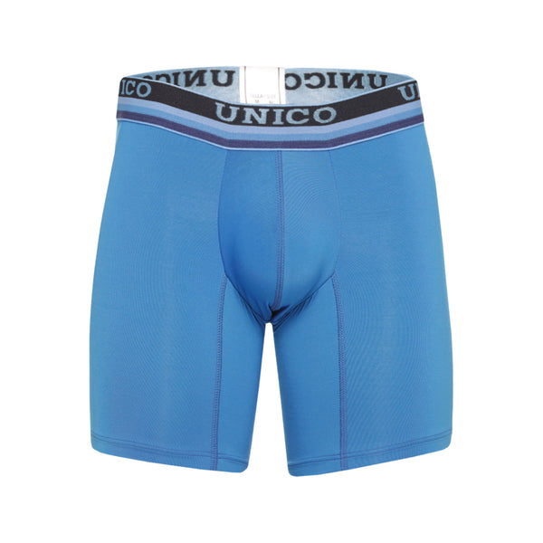 BOXER COPA MEDIO TRAZOS ÚNICOS AZUL