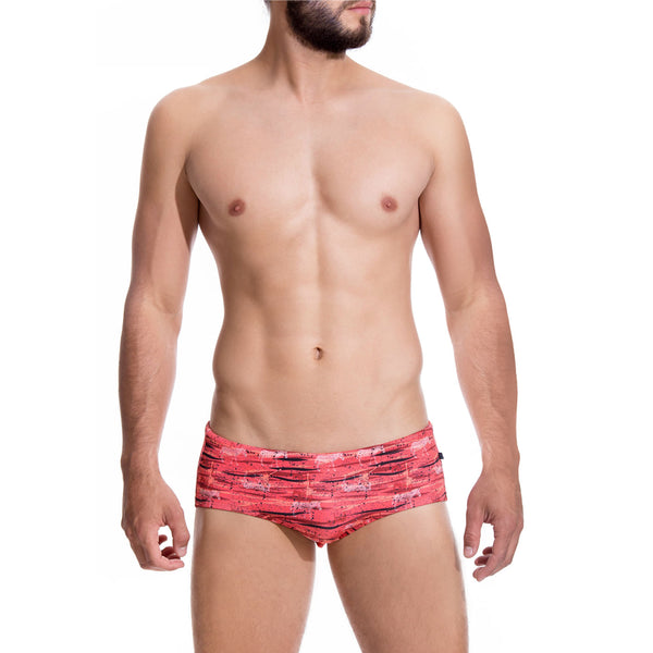BAÑADOR PLAYA WOODLAND ROJO