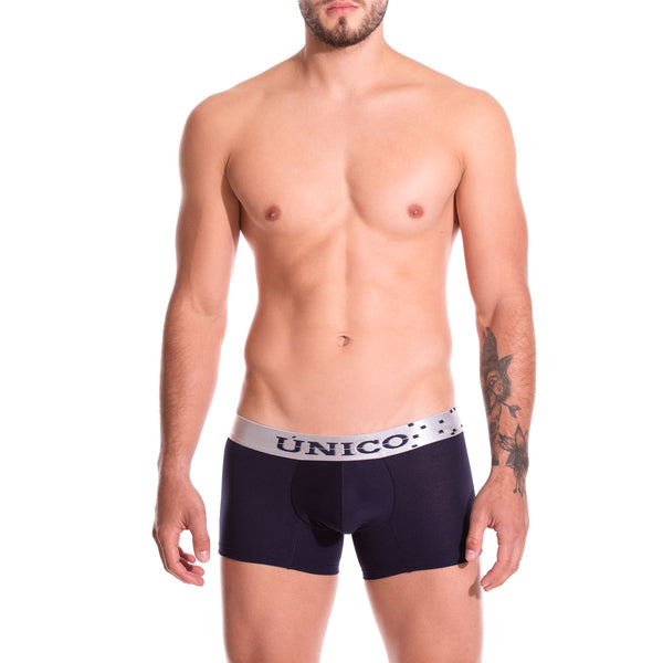 BOXER COPA CORTO RASGOS AZUL OSCURO