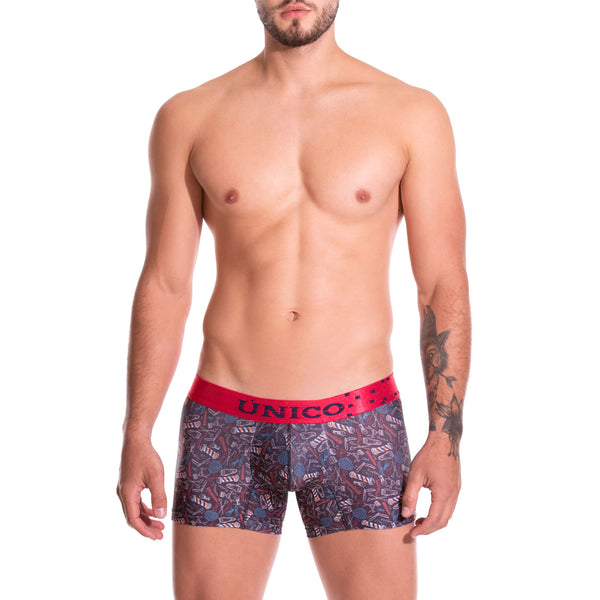 BOXER COPA CORTO BARBERSHOP ESTAMPADO