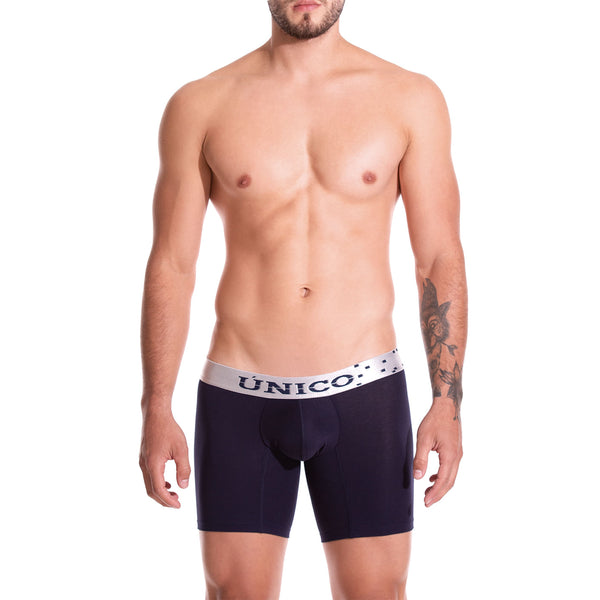 BOXER COPA MEDIO RASGOS AZUL OSCURO