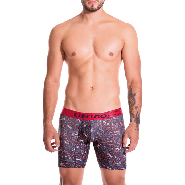BOXER COPA MEDIO BARBERSHOP ESTAMPADO