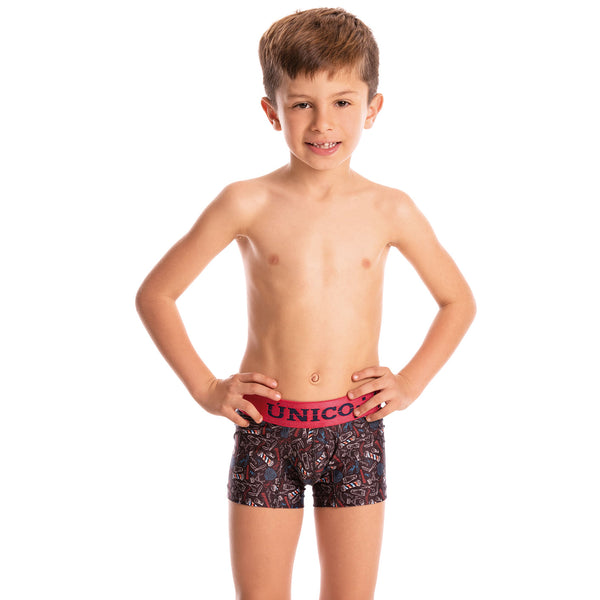 BOXER COPA JUNIOR BARBERSHOP ESTAMPADO