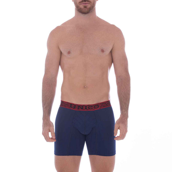 BOXER COPA MEDIO RELIEVE AZUL