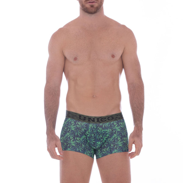 BOXER COPA CORTO FIGURADO VERDE