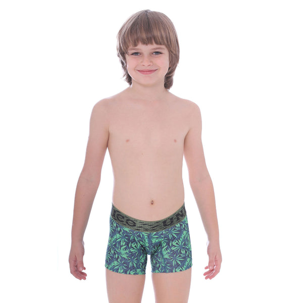 BOXER COPA JUNIOR FIGURADO VERDE