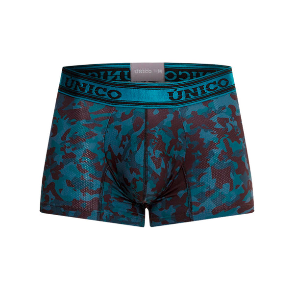 BOXER CORTO CAMUFLAR AZUL