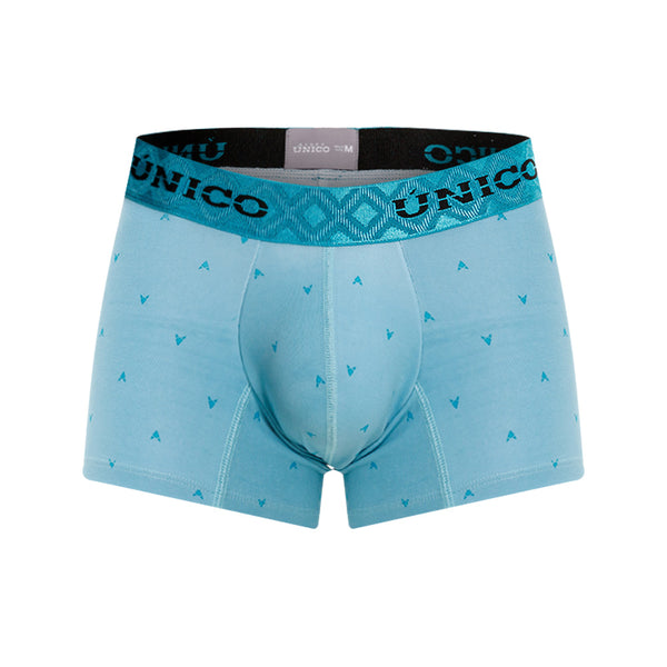 BOXER CORTO POLÍGONO AZUL