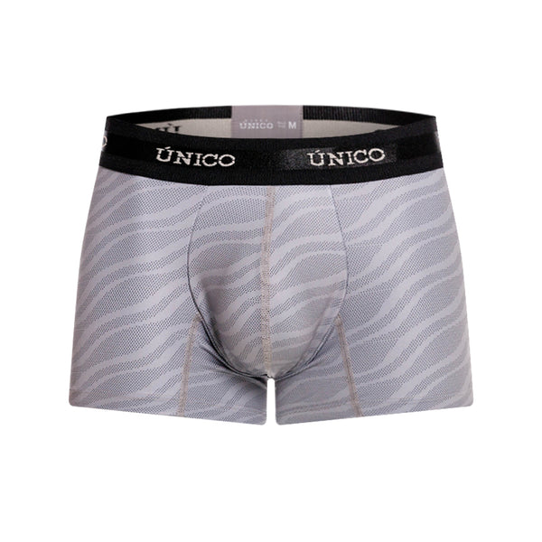 BOXER CORTO PRINT GRIS