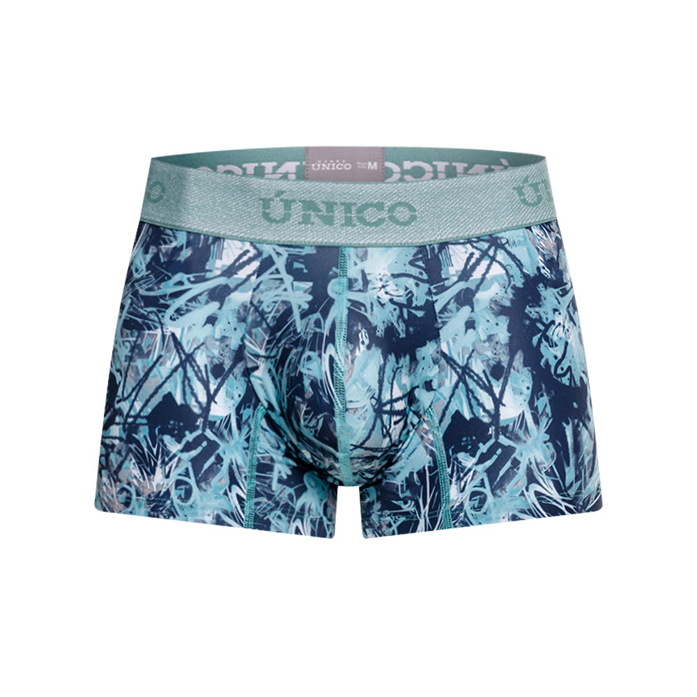 BOXER CORTO TAGS VERDE
