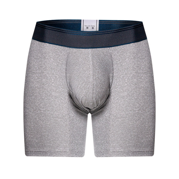 BOXER MEDIO CURSIVA GRIS