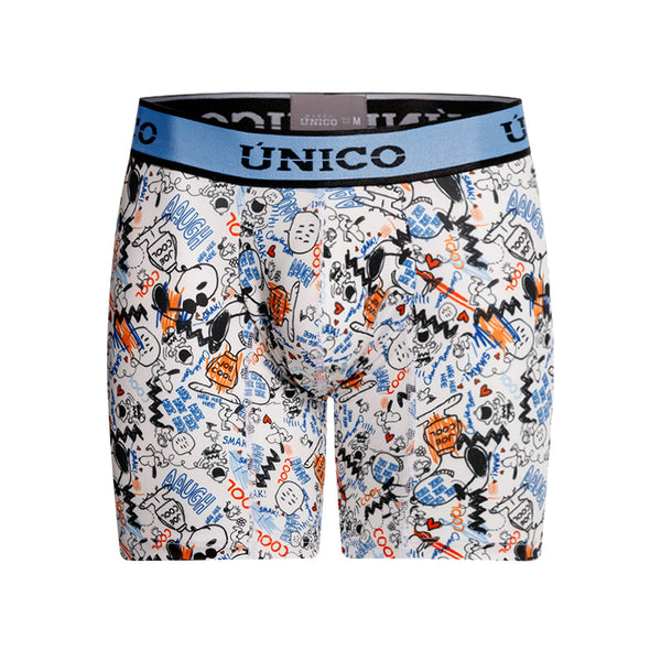 BOXER MEDIO DRAWING BLANCO