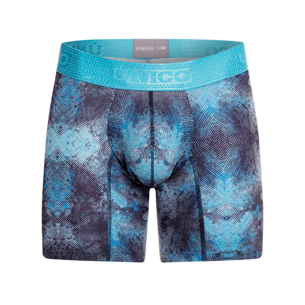 BOXER MEDIO ESPEJO AZUL