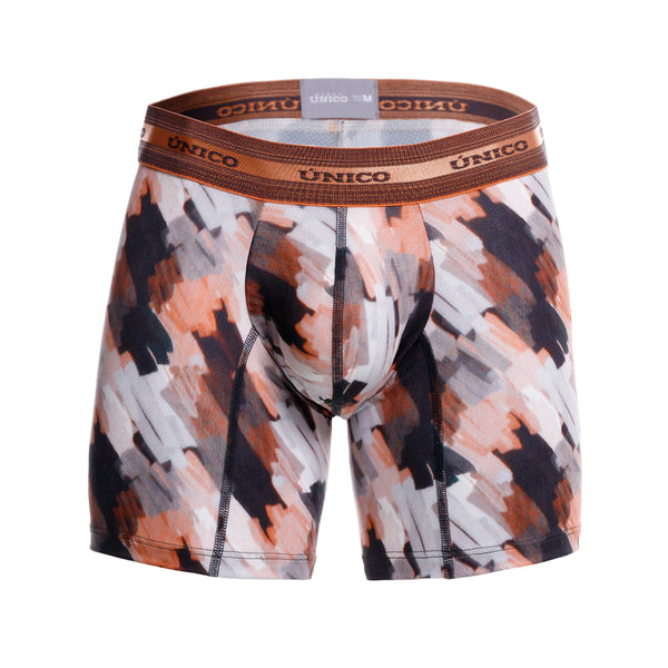 BOXER MEDIO PAÑO NARANJA