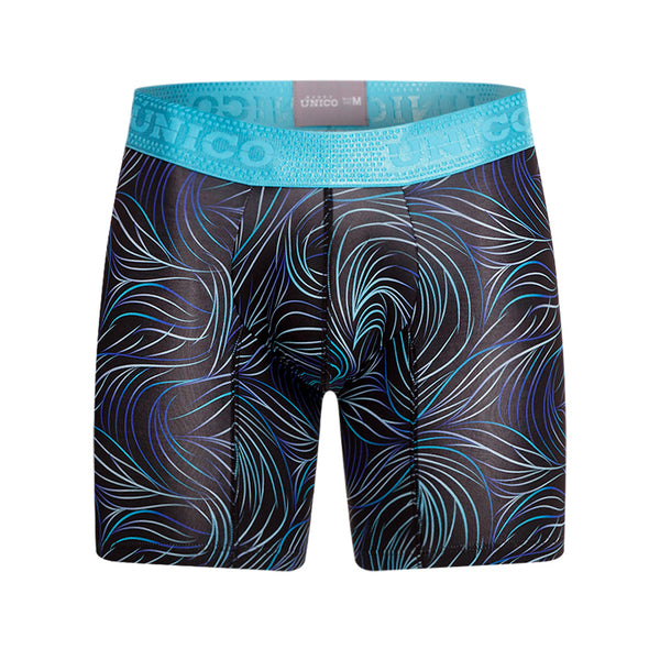 BOXER MEDIO PLIEGUES AZUL