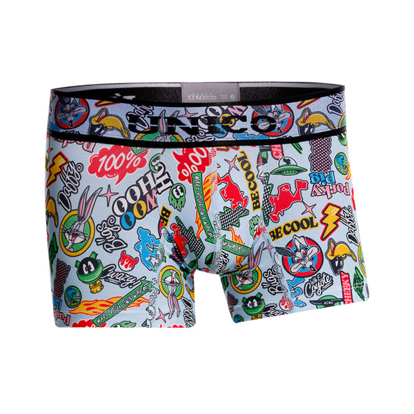 BOXER MEDIO INFANTIL LOONEY AZUL