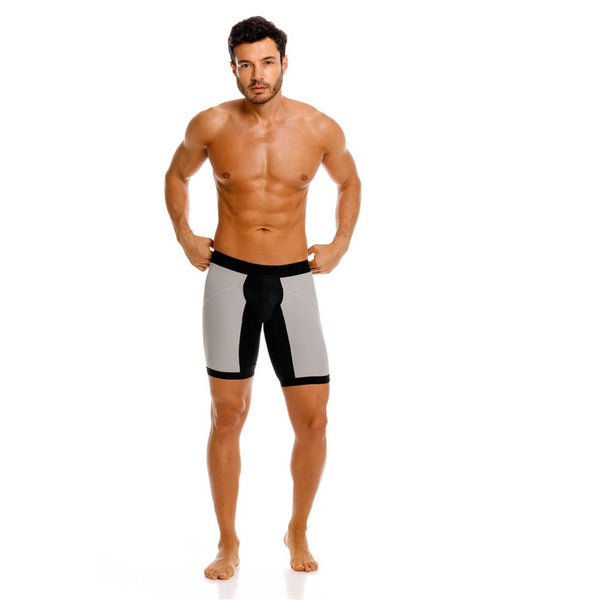 BOXER DEPORTIVO ATHLETIC BANDAS GRIS