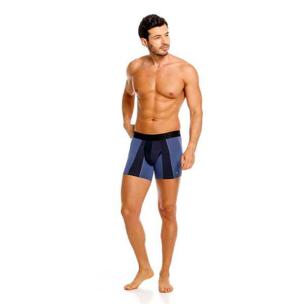 BOXER DEPORTIVO MEDIO LANZADOR AZUL