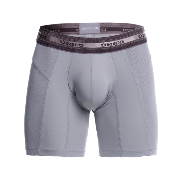 BOXER MEDIO ALBARICOQUE GRIS