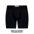 BOXER MEDIO FINE CUT BLACK NEGRO