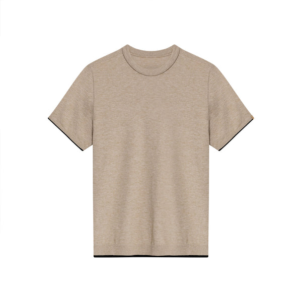 CAMISETA CUELLO REDONDO AMALFI CAFÉ