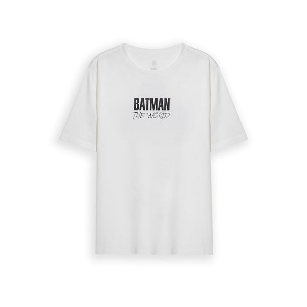 CAMISETA CUELLO REDONDO BATMAN DC BEIGE