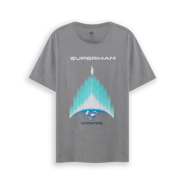 CAMISETA CUELLO REDONDO METAL GRIS