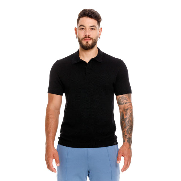 CAMISETA POLO NORUEGA NEGRO