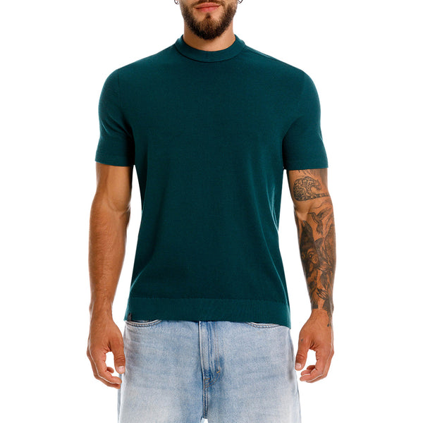 CAMISETA CUELLO REDONDO TÁNGER VERDE