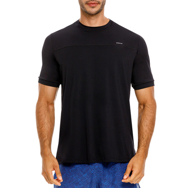 CAMISETA DEPORTIVA MUSCULAR NEGRO