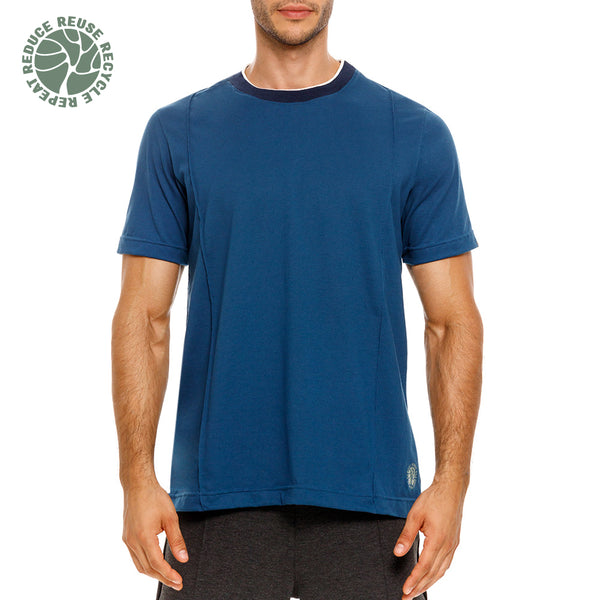 CAMISETA CUELLO REDONDO POLOS AZUL