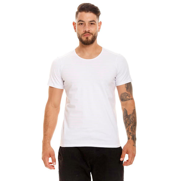 CAMISETA BLANCA CON MANGA VOLATIL 23 BLANCO