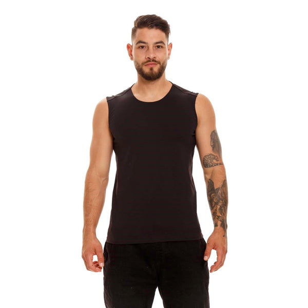 CAMISETA SIN MANGA ETÉREO NEGRO