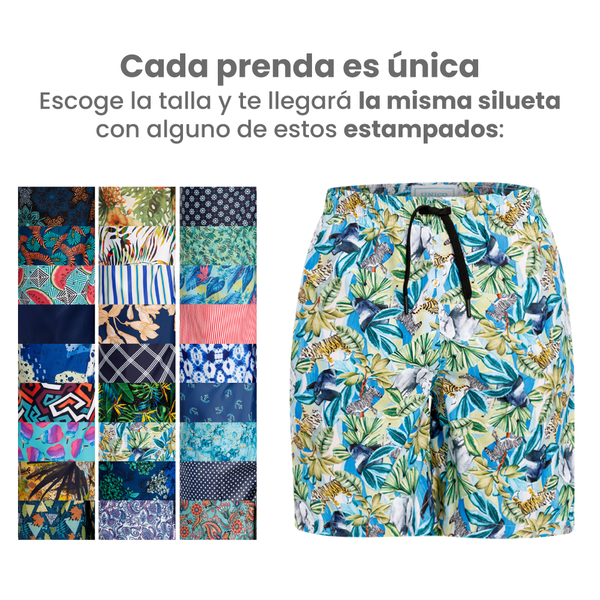 PANTALONETA SURF MEDIO SEASIDE ESTAMPADO