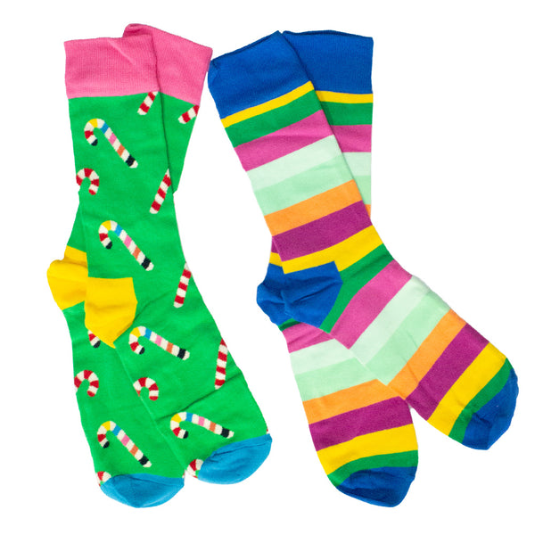 PACK X 2 MEDIA CHRISTMAS CRACKER BIG DOT TRICOLOR