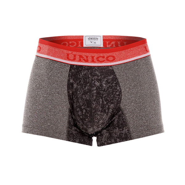 BOXER COPA CORTO SOBRIO GRIS JASPE