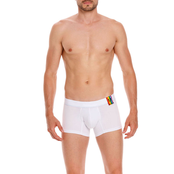 BOXER COPA CORTO PRIDE COTTON BLANCO