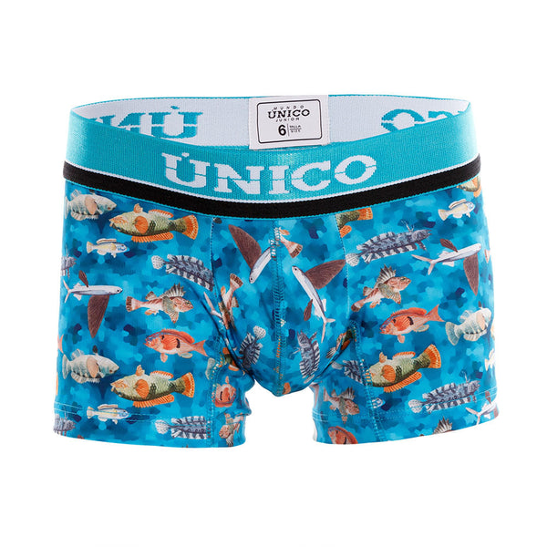 BOXER COPA JUNIOR PEZ ACUARELA ESTAMPADO